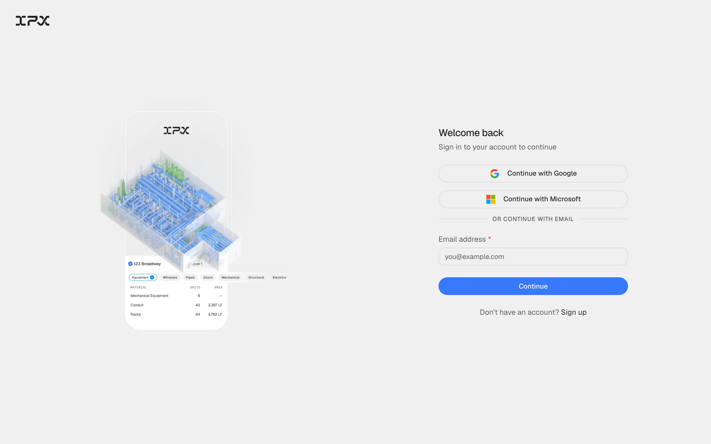 Open the sign-in page