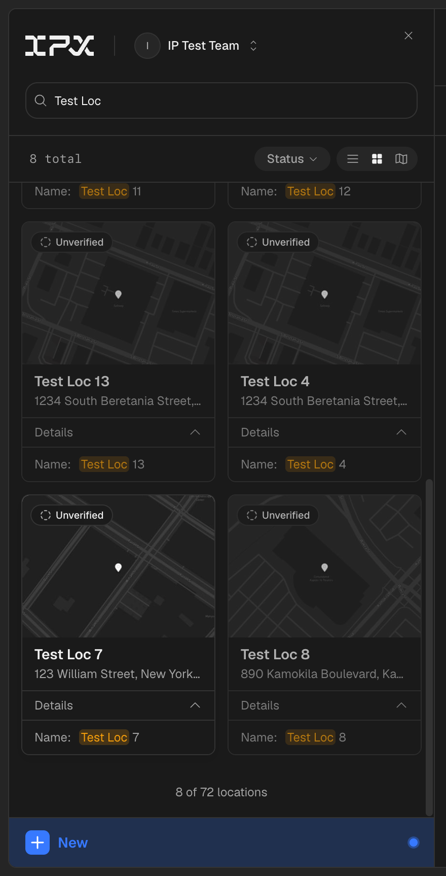 Search and filter