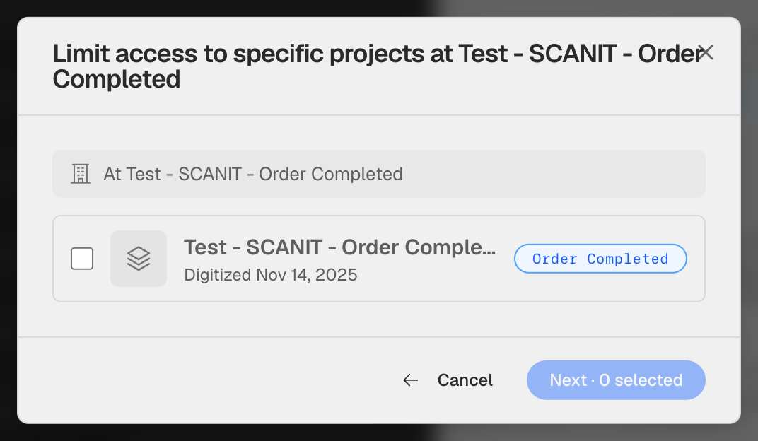 Pick the projects they keep